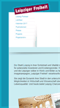 Mobile Screenshot of leipziger-freiheit.de